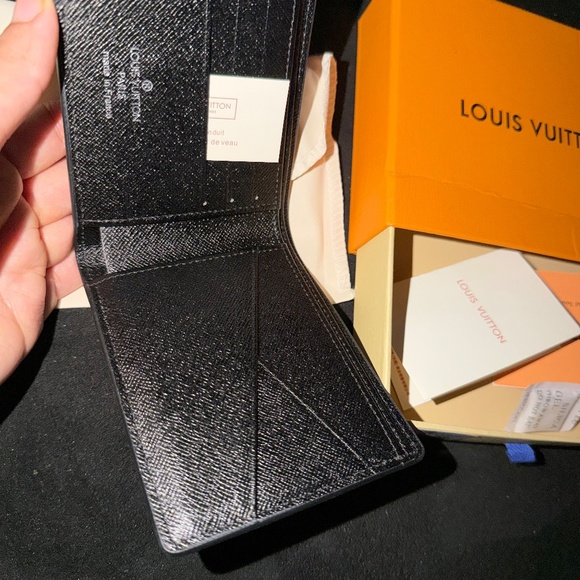 Damier wallet black and grey - Picture 2 of 3